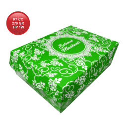 R7 CETAK COATED 270 HIJAU PUPUS 1W